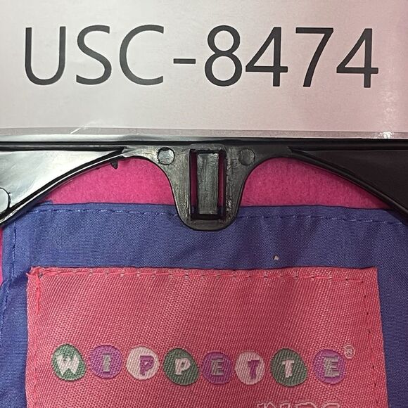 Wippette Kids NWT 18M Puffer Winter Coat Fleece Hood Pink Blue Baby With Tags - Picture 15 of 15